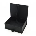 Decorative Book Shape Rigid Cardboard Magnetic Closure Box With Ribbons for sale