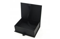 China Decorative Book Shape Rigid Cardboard Magnetic Closure Box With Ribbons supplier