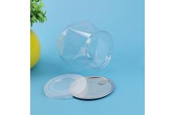China Empty Ring Pull Tab Lids 30g 650ML Plastic Food Cans supplier
