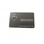 Metal Plate Etching Stainless Steel Business Cards With Matte Surface