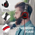1.2M Universal Gaming Headset Comfortable Omnidirection Microphone ABS Material