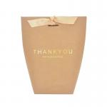 cardboard Thank You Paper Bags Gravure printing For Small Business for sale