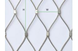 China Durable Stainless Steel Zoo Mesh , animals cage Wire ropeMesh For Giraffe fencing supplier