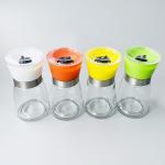 100ml Clear Plastic Spice Jars for sale