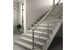 China Space-Efficient Stainless Steel Handrails for Narrow Staircases supplier