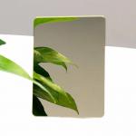 3.0mm Mirror 304 Black Decorative Stainless Steel Sheet Gold Nano Stainless Steel Plate for sale