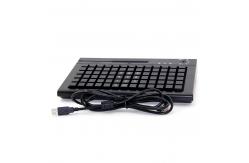 China 78 Keys  Cherry MX Membrane POS Programmable Keyboard With Swipe Card Reader supplier