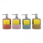 Rectangular Kitchen Utensil Caddy Soap Dispenser with ABS Pump Head and Sponge Debossed Letter for sale
