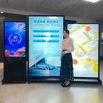 49 55'' 65 75 85 Floor Standing Digital Signage TFT LCD Touch Screen Kiosk for sale