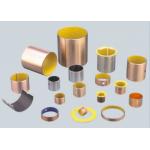 Yellow POM Boundary Lubricating Bearings DX Bushing , Sliding Bearing Self Lubricating Bushing for sale