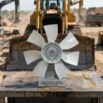 Cooling Fan Blade OE 1-13660-328-0 1136603280 For ZAX200 ZAX210 6BG1 Excavator Engine Parts for sale