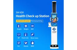 China Shanghe Intelligent Height Weight Scale Blood Pressure Fat Scale Analysis Medical Kiosk supplier