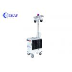 Mobile Sentry IP PTZ Camera Solar Surveillance Trailer With Telescopic Mast for sale