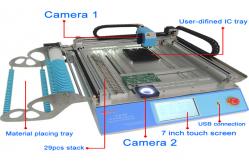 China SMT Line Automatic SMT LED Pick and Place Machine with Four Head supplier
