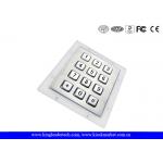 Stainless Steel Industrial Numeric Keypad Vandal High Resistance For Access Control System