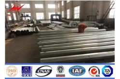 China 9m 11m Electrical Power Pole Street Light Poles For Africa Power Transmission supplier