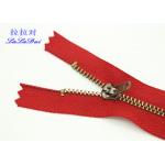 2 Top Stops Ykk Type Metal Teeth Zipper Close End Antique Brass Teeth  For Jeans for sale