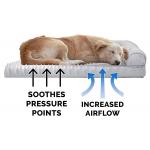 4.8kg Cooling Memory Foam Dog Bed 44in Machine Washable Pet Bed for sale