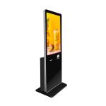 43 Inch Touch Screen Kiosk Vertical Digital Signage Display With Ticket Printer