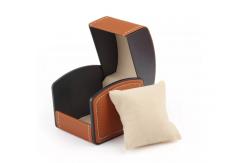 China PU Leather Wrist Watch Boxes Packing Case 4c Offset Printing supplier