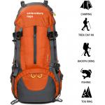 Waterproof Lightweight Hiking Backpack 60L With Padded Shoulder Straps
