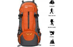 China Waterproof Lightweight Hiking Backpack 60L With Padded Shoulder Straps supplier