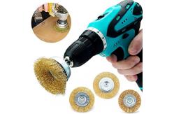 China 1in Wire Brush Set 80g For Drill Metal Attachment Grinding Rust supplier