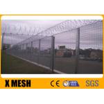 Black Highway 358 Security Mesh Fencing Panels Anti Climb for sale