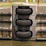Harbor Natural Roller Wheel Type Rubber Fender For Port Docking for sale