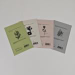 Cosmetic Samples Facial Cream Biodegradable Kraft Pouch Custom Digital Printing Small Bags for sale