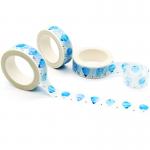 No Fading CMYK Kawaii Washi Paper Masking Tape Width 18mm