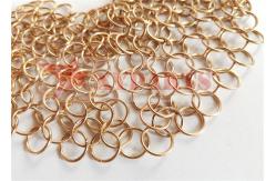 China Electroplating Metal Ring Mesh Space Division in Easy Installation supplier
