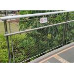 Flexible 16.5 Gauge Stainless Steel Zoo Mesh Ferruled for sale
