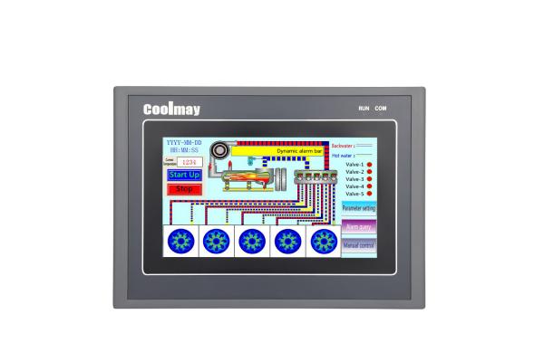 18 Inputs Programmable HMI PLC 7 Inch 20 Transistor Outputs Single Phase