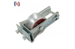 China 20KN Transmission Line Earth Wire Grounding Conductor Stringing Pulley Block supplier