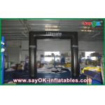 Halloween Inflatable Archway Black Truss Inflatable Arch PVC Tube Archway With CE / UL Blower for sale