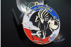 China Pegasus Marathon 5K 10k Mini Custom Metal Racing Medals Bespoke Design supplier
