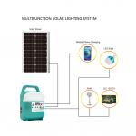 Off Grid Solar Energy Power Lighting Kit System Rechargeable Mini DC Portable for sale