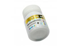 China Glossy Varnishing PET Oral vial Bottle Labels With Gold Foil Stamped supplier