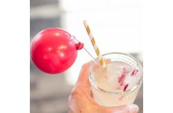 China Durable Thick Metallic Paper Straws Resuable Christmas Paper Drinking Straws supplier
