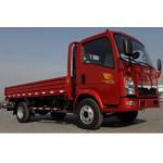 3 Ton Truck Length Cargo Tank Howo 4*2 Flat Box Lorry Truck Single Cabin RHD Euro 2 for sale