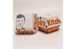 China Recyclable Fried Chicken Packaging Boxes Burger Paper Take Out Containers supplier