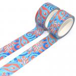 Printed Waterproof Adhesive Self Masking Washi Tape For Decoration