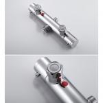Bathroom Rain Mixer Shower Combo Set Temperature Control Rainfall Shower Unit