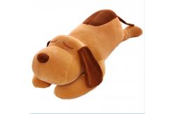 China EN71 50cm Polypropylene Cotton Filled Short Plush Dog Toy supplier