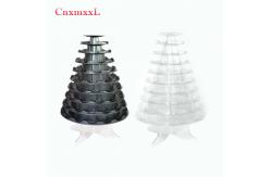 China new style 10 tier macaron display tower stand supplier