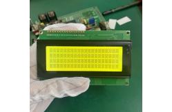 China STN Yellow Monochrome 20X4 Character 16 Pins LCD Module with LED Backlight supplier