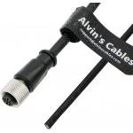 Alvin's Cables M12 A Code 5 Pin Female to Open End Cable 6.6ft 2m for sale