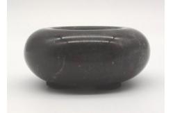 China 7.8cm X 3cm Black Marble Candle Jars Good High Temperature Resistance supplier
