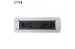 China Silver  Desktop Pop Up Multimedia Connector  With  3* Universal Power supplier